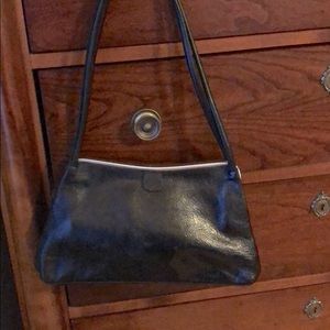 Black leather Shoulder bag